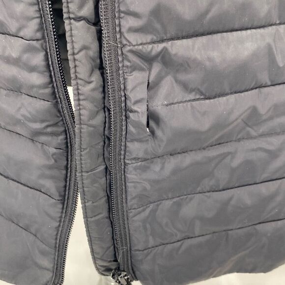 Old Navy Puffer‎ Coat Polyester Filled Black Large * Flaw - Picture 15 of 15